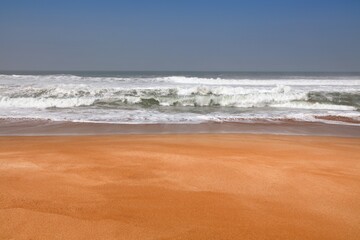 Lalla Fatna beach waves in Morocco