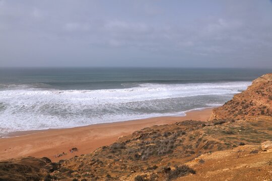 Atlantic beach in Morocco - Lalla Fatna