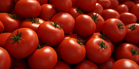 Red tomatoes background top view, Many raw tomatoes, tomato background, Basket full of whole tomatoes,
Top view fresh tomatoes on dark-blue background, generative ai

 - obrazy, fototapety, plakaty