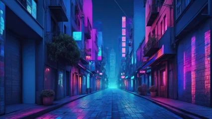 Fototapeten street in the night © chep