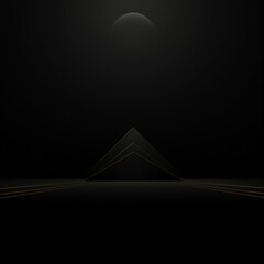 Premium 8K Dark Wallpaper: Elevate your screen with high-quality minimalism. Sleek, sophisticated, and cool vibes for a standout computer background, Generative AI