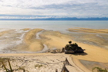 Stu's lookout over the Tasman sea, where the clouds meet the see