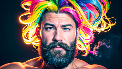 pride month concept generative ai
