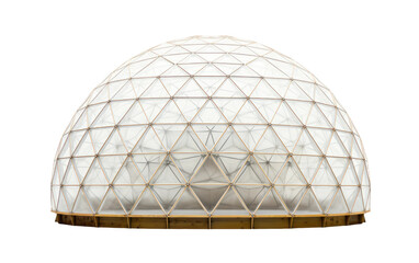 Sleek Dome Design Discover the Beauty of Innovative Architecture with a Modern Structure on a White or Clear Surface PNG Transparent Background