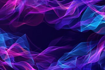 Fototapeta premium Abstract background circle fire frame. Generative AI