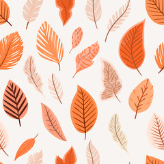 Seamless pattern Autumn leaves, yellow, red
 autumn, maple,yellow,fall  , isolated,leaf,orange,nature,