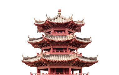 Traditional Asian Dome, a Symbol of Spiritual Grace and Architectural Splendor on a White or Clear Surface PNG Transparent Background