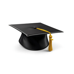 Graduate Hat  isolated on a transparent background