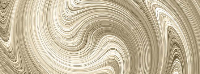 Fototapeta na wymiar A swirling creamy coffee closeup abstract banner