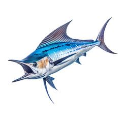 Marlin fish on transparent background PNG