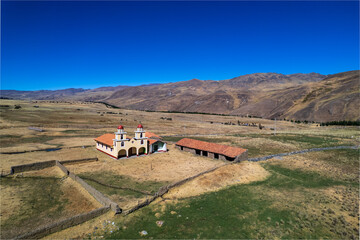 Pachacoto Church in the town of Catac. Ancash