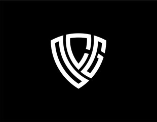 Naklejka premium OCG creative letter logo design vector icon illustration