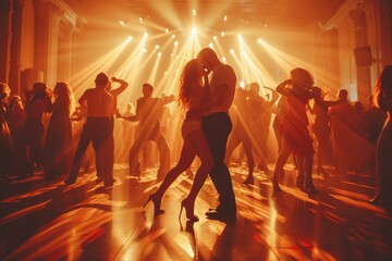 Salsa dancing