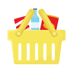 shopping basket illustration