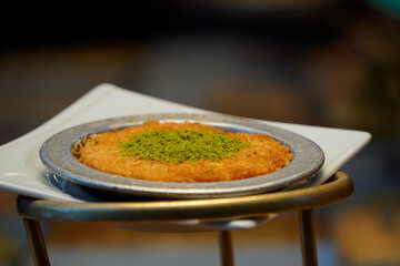 Turkish Baklava with Pistachio Traditional Ottoman Candy sweet