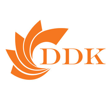 DDK letter design. DDK letter technology logo design on a white background. 