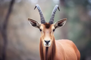 Foto op Canvas roan antelope with distinctive mane © stickerside