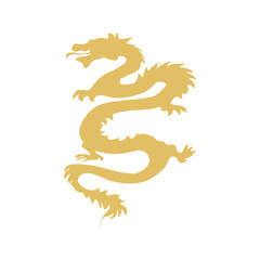 Gold Dragon Lunar New Year