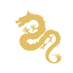 Gold Dragon Lunar New Year