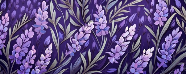 Lavender repeated pattern