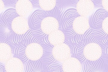 Lavender repeated soft pastel color vector art circle pattern