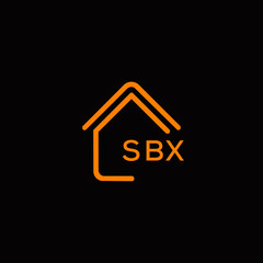 SBX Letter logo design template vector. SBX Business abstract connection vector logo. SBX icon circle logotype.
