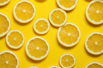 Lemon repeated circle pattern