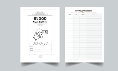 Blood Sugar Logbook Diabetes Tracker. Daily Gratitude Monthly & Yearly Undated Planner. Printable Gratitude Journal. Planner Bundle Design. Printable Planner Set with cover page layout template