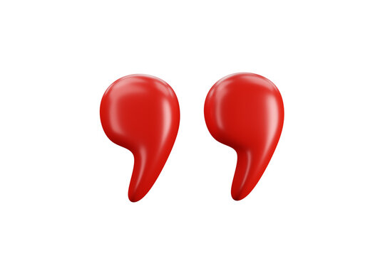 red, icon, 3D, chat, circle, comma, mark