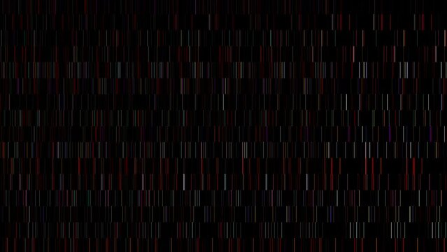 Beautiful videos that glow, shine brightly that regulate subtle movements with colorful stripes on a black background	
