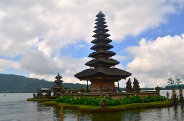 An iconic building in Bali called Pura Hulundanu