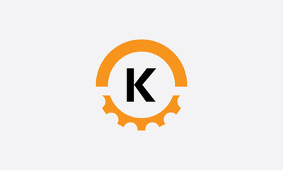 Engineering logo, gears and wrench with letter, logo design. Wrench service industry, industrial and mechanical symbol design. Gear Circle icon design.