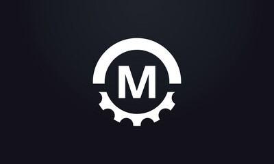 Engineering logo, gears and wrench with letter, logo design. Wrench service industry, industrial and mechanical symbol design. Gear Circle icon design.