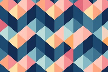 Navy repeated soft pastel color vector art geometric pattern 