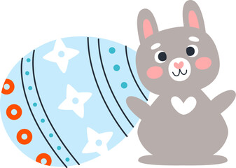 Easter Rabbit With Egg