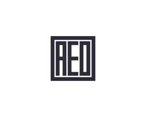 AEO LOGO DESIGN VECTOR TEMPLATE