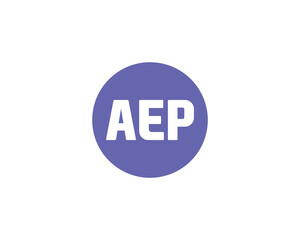 AEP LOGO DESIGN VECTOR TEMPLATE