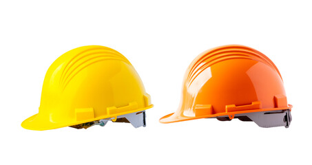 Safety first hard helmet hat, engineering construction and architecture concept.