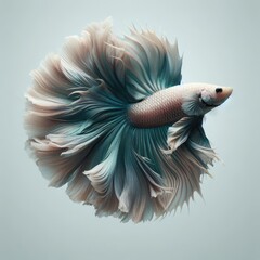 fish isolated on white
 - obrazy, fototapety, plakaty