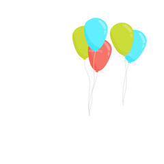 flying helium balloons