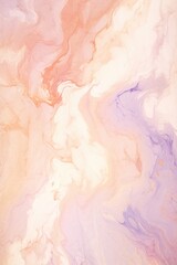 Obraz na płótnie Canvas Pastel beige seamless marble pattern with psychedelic swirls 