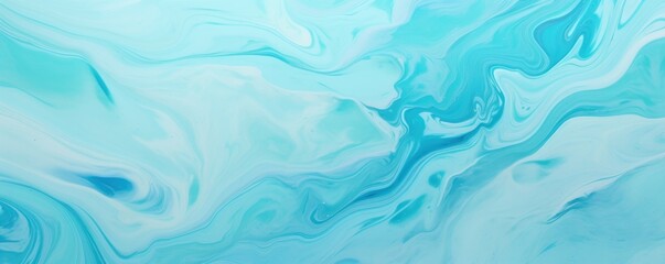 Fototapeta na wymiar Pastel cyan seamless marble pattern with psychedelic swirls
