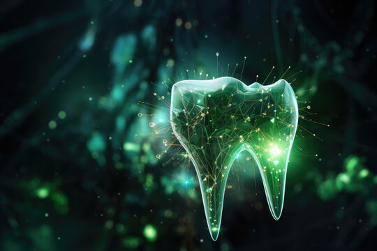Holographic image of teeth