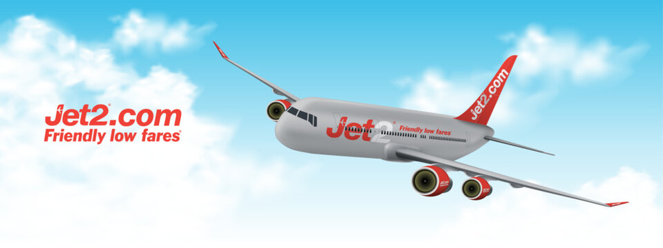 Aircraft of Jet2.com, Top 63 of The World's Top 100 Airlines in 2023 (Vector)