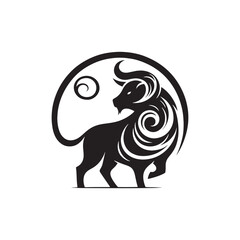 Awe-Inspiring Silhouettes: Chinese Zodiac Animal Silhouette Stock Series Tailored for Your Creative Ventures - Chinese New Year Silhouette - Chinese Zodiac Animal Vector Stock
