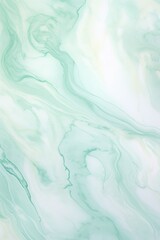 Pastel mint seamless marble pattern with psychedelic swirls 
