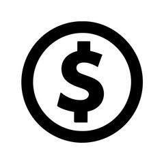 Fototapeta premium dollar sign icon