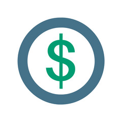 Obraz premium dollar sign icon 