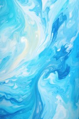 Fototapeta na wymiar Pastel peacock blue seamless marble pattern with psychedelic swirls 