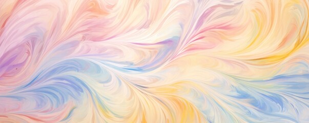 Fototapeta na wymiar Pastel wheat seamless marble pattern with psychedelic swirls